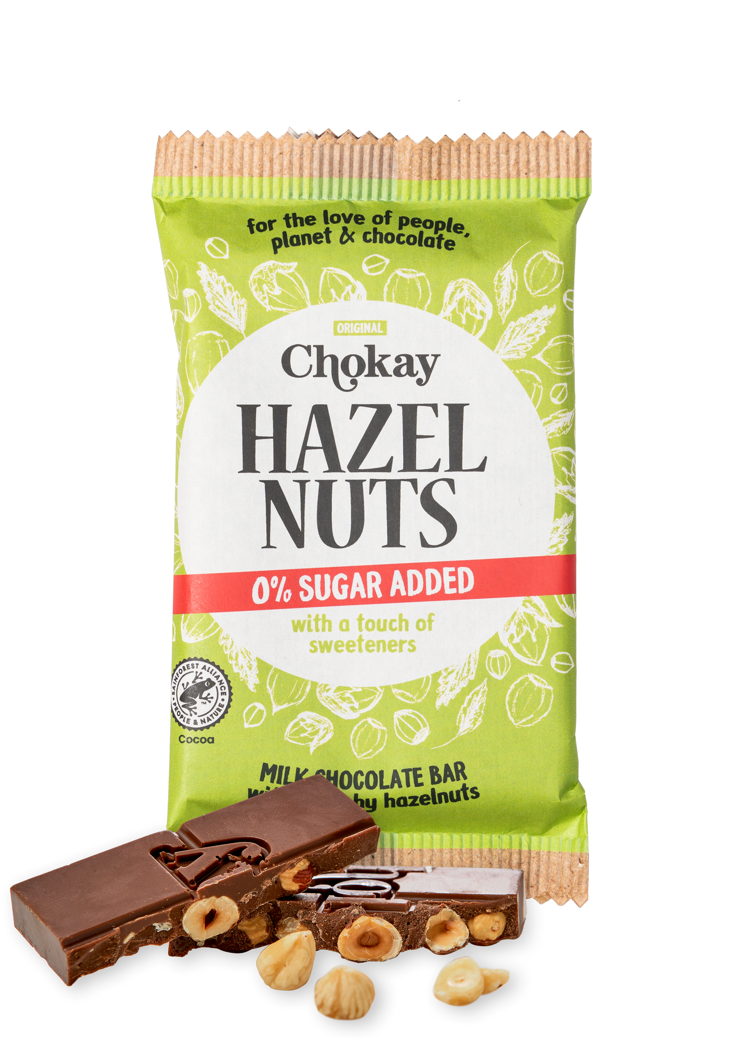 Chokay Melkesjokolade med Hasselnøtter