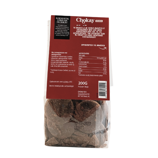 Chokay Mørk Kokesjokolade, 150g