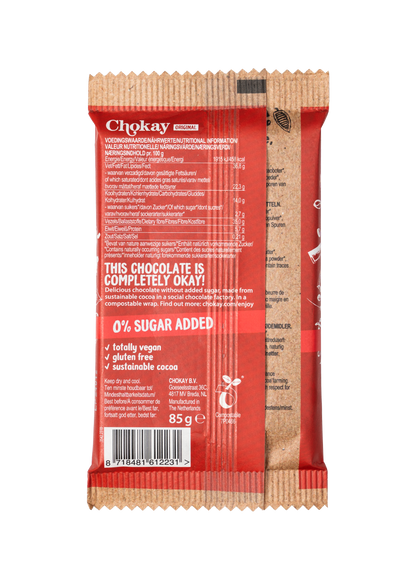 Chokay Mørk Sjokolade med Vanilje