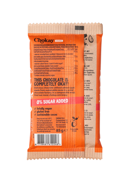 Chokay Mørk Sjokolade med Mandel og Sjøsalt