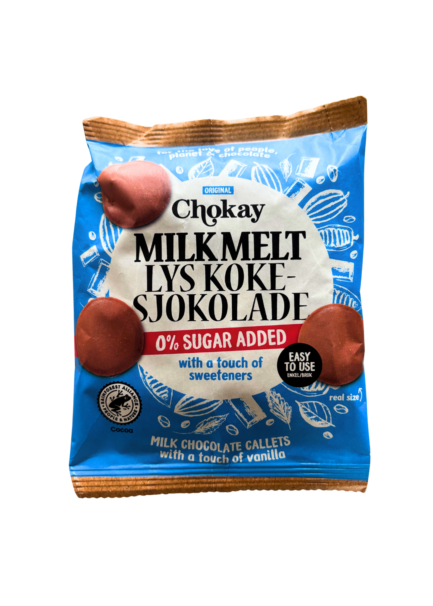 Chokay Lys Kokesjokolade, 150g