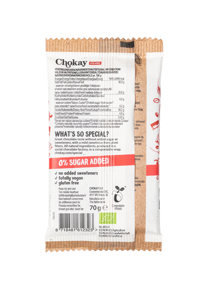 Chokay Økologisk Mørk Sjokolade med Vanilje