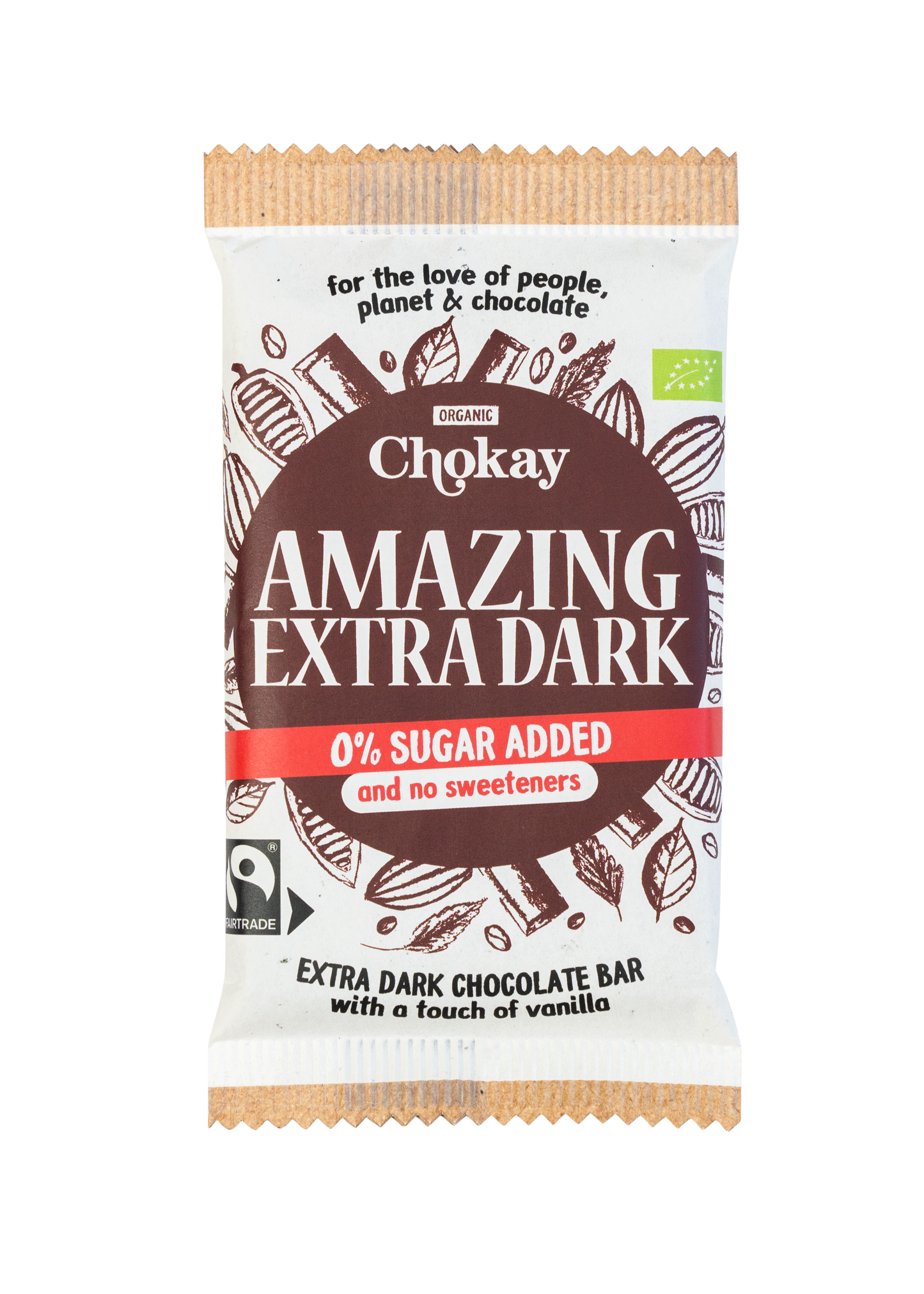 Chokay Økologisk Ekstra Mørk Sjokolade med Vanilje