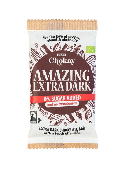 Chokay Økologisk Ekstra Mørk Sjokolade med Vanilje