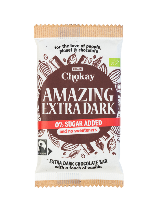 Chokay Økologisk Ekstra Mørk Sjokolade med Vanilje