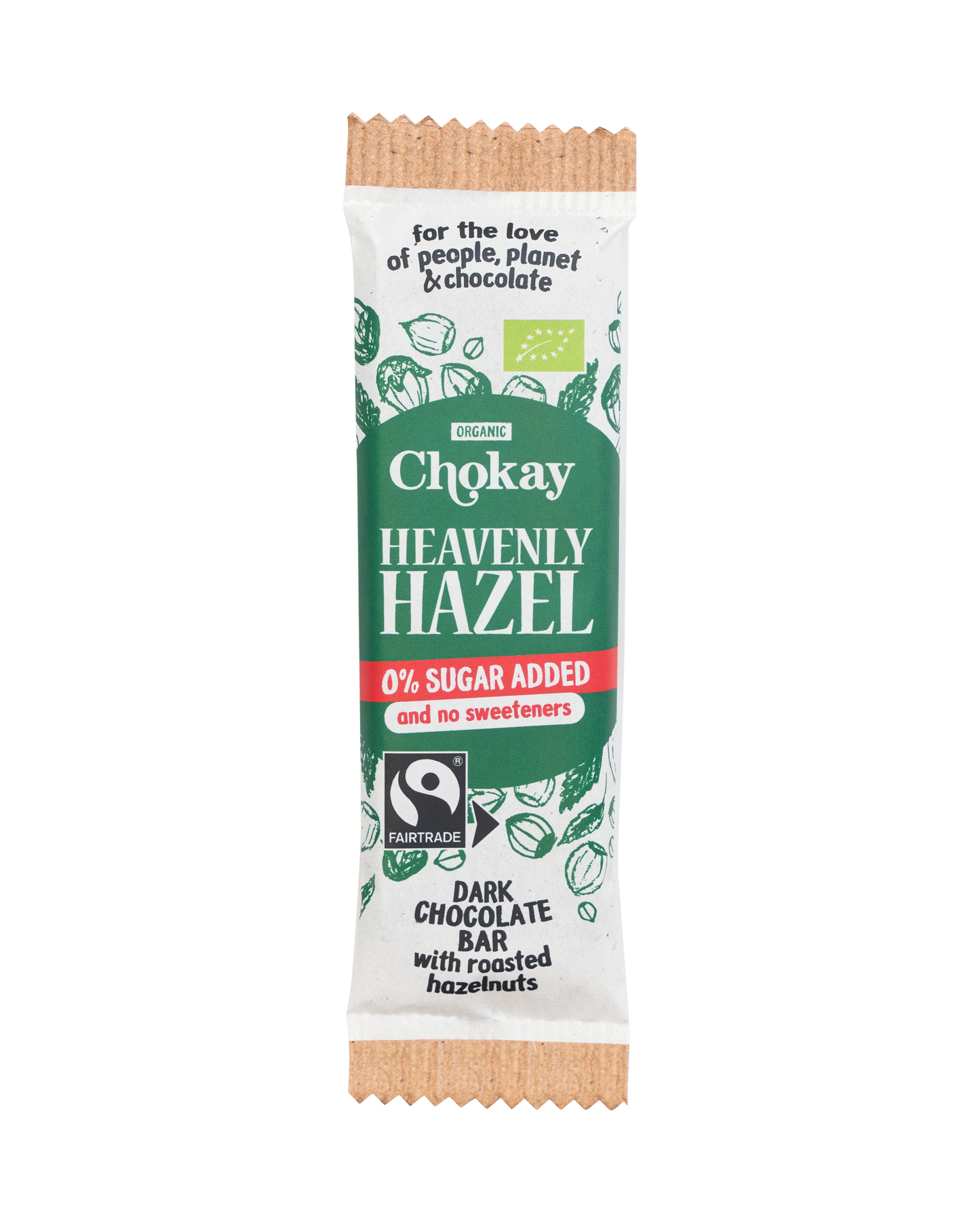 Chokay Økologisk Snack: Mørk Sjokolade og Hasselnøtter